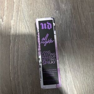 Urban Decay All Nighter Makeup Setting Spray — Purple & Black Packaging